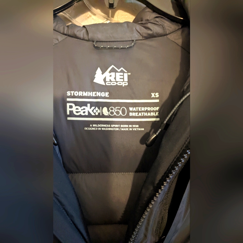 REI Extra warm down jacket